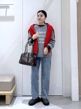 「アイテム（アクセサリー）」を使った、chieminさん（レディース・162cm・30代）の冬コーディネート