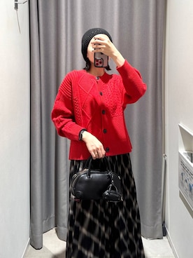 「アイテム（ニットキャップ/ビーニー）」を使った、chieminさん（レディース・162cm・30代）の秋コーディネート