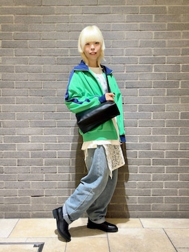 「WA ORiental TRaffic（ダブルエーオリエンタルトラフィック）のアイテム（ブーツ）」を使った、アカネさん（レディース・158cm）の秋コーディネート