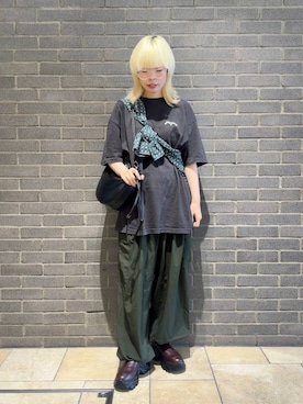 「厚底」｜アカネさん（レディース・158cm）の秋コーディネート