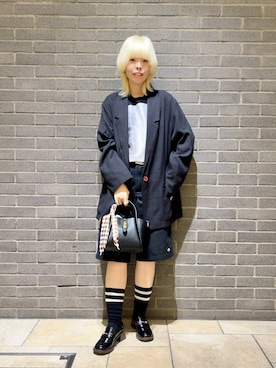 「MISCH MASCH（ミッシュマッシュ）のアイテム」を使った、アカネさん（レディース・158cm）の秋コーディネート