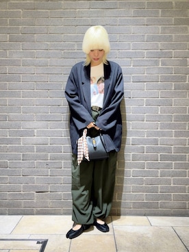 「MISCH MASCH（ミッシュマッシュ）のアイテム」を使った、アカネさん（レディース・158cm）の秋コーディネート