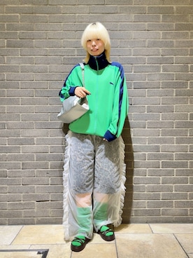 「ORiental TRaffic（オリエンタルトラフィック）のアイテム」を使った、アカネさん（レディース・158cm）の春コーディネート