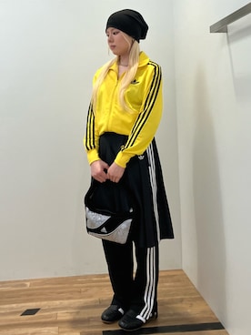 「アイテム（ジャージ）」を使った、ARさん（レディース・159cm）の秋コーディネート