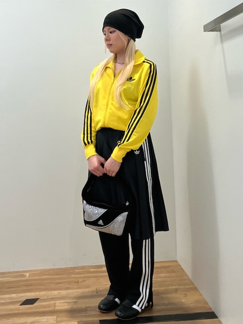 リボン プリーツ マキシスカート / アディダスオリジナルス adidas