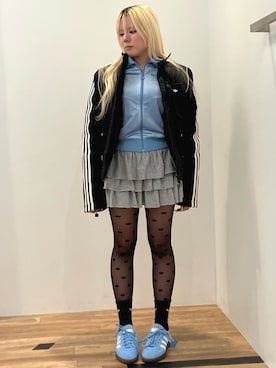 「アイテム（ジャージ）」を使った、ARさん（レディース・159cm）の秋コーディネート