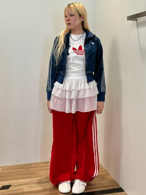 adidasのトップスを使ったコーディネート(ZOZOTOWN Yahoo!店