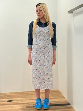 「アディダスオリジナルス」｜「アイテム（ワンピース/ドレス）」を使った、ARさん（レディース・159cm）の夏コーディネート