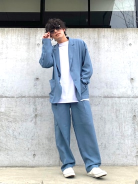 「LOWRYS FARM（ローリーズファーム）のアイテム（ジャケット/アウター）」を使った、haseriku414さん（メンズ・168cm）の冬コーディネート