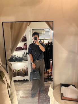 「アイテム（バッグ）」を使った、tutta（相互フォロー）さん（メンズ・168cm・40代）の夏コーディネート