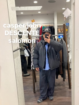 「アイテム（ダウンジャケット/コート）」を使った、tutta（相互フォロー）さん（メンズ・169cm・40代）の冬コーディネート