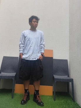 「Supreme （シュプリーム）のアイテム」を使った、tutta（相互フォロー）さん（メンズ・168cm）の夏コーディネート