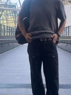 「アイテム（ニット/セーター）」を使った、tutta（相互フォロー）さん（メンズ・168cm・40代）の夏コーディネート