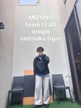 「MIZUNO（ミズノ　）のアイテム」を使った、tutta（相互フォロー）さん（メンズ・169cm）の春コーディネート