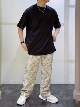 「Green　Parks（グリーンパークス）のアイテム」を使った、いっせーさん（メンズ・167cm）の春コーディネート
