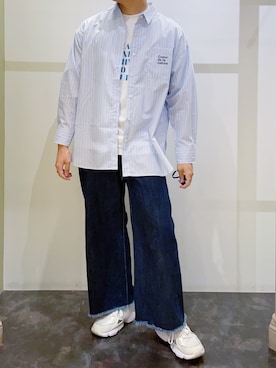 「Green　Parks（グリーンパークス）のアイテム」を使った、いっせーさん（メンズ・167cm）の春コーディネート