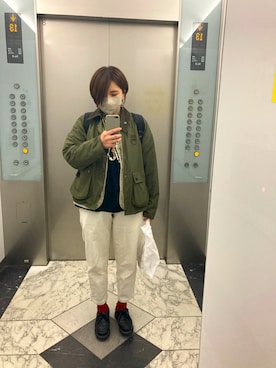 「TORY BURCH（トリーバーチ）のアイテム（腕時計）」を使った、aist0413さん（レディース・159cm）の冬コーディネート