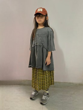 「アイテム（ワンピース/ドレス）」を使った、Cressida.Cさん（キッズ・120cm）の夏コーディネート
