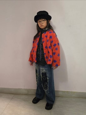 「MARKEY'S（マーキーズ）のアイテム」を使った、Cressida.Cさん（キッズ・120cm）の冬コーディネート