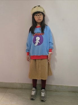 「MARKEY'S（マーキーズ）のアイテム」を使った、Cressida.Cさん（キッズ・120cm）の冬コーディネート