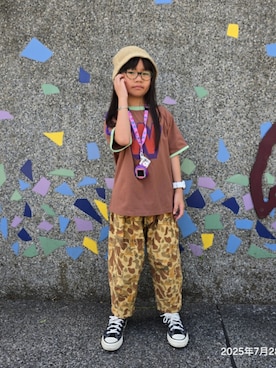 「アイテム（その他パンツ）」を使った、Cressida.Cさん（キッズ・120cm）の夏コーディネート