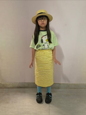 「アイテム（サンダル）」を使った、Cressida.Cさん（キッズ・120cm）の夏コーディネート