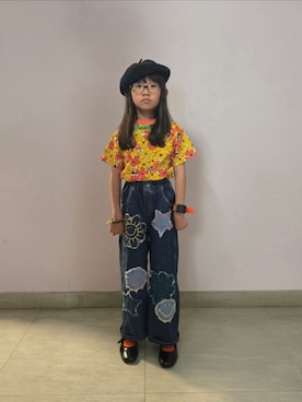 「Ocean&Ground（オーシャン&グラウンド）のアイテム」を使った、Cressida.Cさん（キッズ・120cm）の夏コーディネート