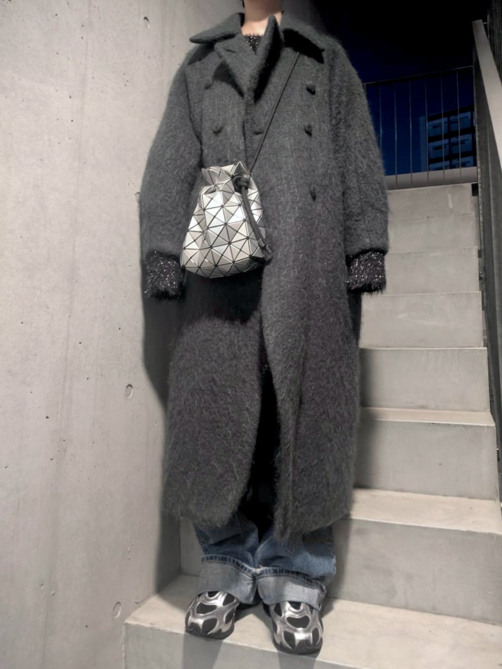 Ameri（アメリ）の「DEFORMATION COLLAR SHAGGY COAT（その他アウター