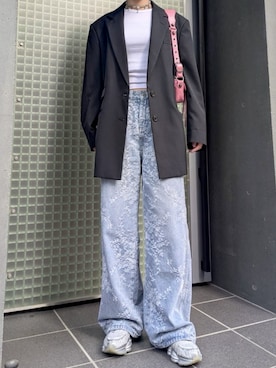 「BALENCIAGA（バレンシアガ）のアイテム」を使った、Nさん（レディース・163cm）の春コーディネート