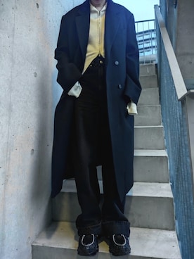 「LOW CLASSIC（ロウ　クラシック）のアイテム」を使った、Nさん（レディース・163cm）の冬コーディネート