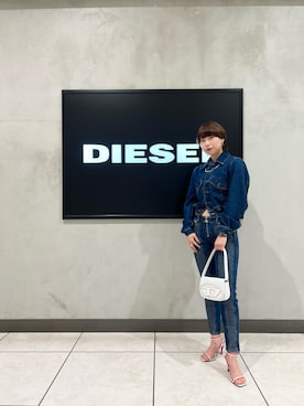 「DIESEL」｜「アイテム（サンダル）」を使った、Nao  Asakaさん（レディース・162cm）の春コーディネート
