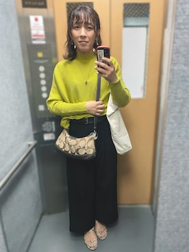 「cocaコーデ」｜紗良さん（レディース・171cm）の秋コーディネート