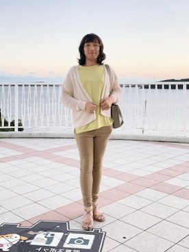 「flune（フリューン）のアイテム」を使った、紗良さん（レディース・171cm）の秋コーディネート