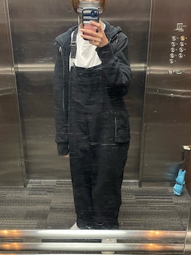 「mystic（ミスティック）のアイテム（サロペット/オーバーオール）」を使った、ariesさん（レディース・161cm）の夏コーディネート