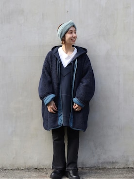 「MexiPa（メキパ）のアイテム」を使った、chruuさん（レディース・153cm）の冬コーディネート