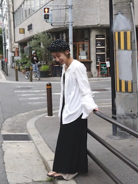 「UNIQLO（ユニクロ）のアイテム（ワンピース/ドレス）」を使った、chruuさん（レディース・153cm）の夏コーディネート