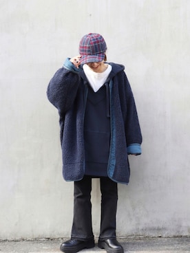 「MexiPa（メキパ）のアイテム」を使った、chruuさん（レディース・153cm）の冬コーディネート
