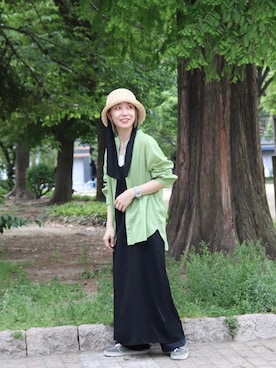 「UNIQLO（ユニクロ）のアイテム（ワンピース/ドレス）」を使った、chruuさん（レディース・153cm）の春コーディネート