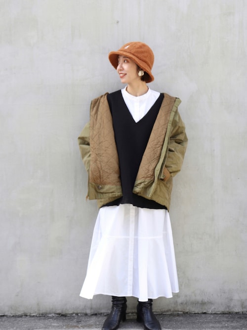 OVERRIDE 南堀江chruuさんの「(|)」を使ったコーディネート