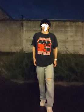 「METALLICA（メタリカ）のアイテム」を使った、bill1250さん（メンズ・178cm）の夏コーディネート