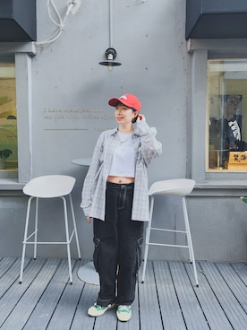 Frida Yang さん(レディース・155cm)の冬コーディネート