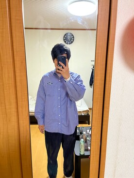 「アイテム（デニムパンツ、その他）」を使った、ぶっきーさん（メンズ・173cm）の秋コーディネート