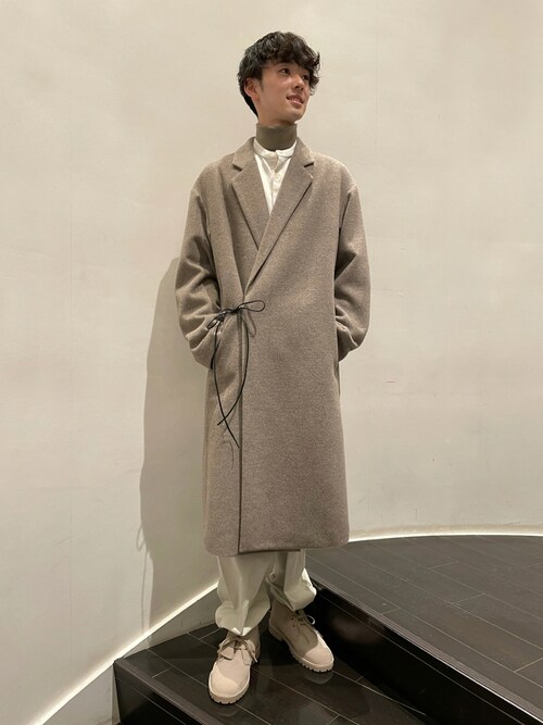 【希少】完売モデル SEEALL MINIMAL スカーフコート 髙島涼着用 SEEALL（シーオール）の「SEEALL(シーオール) MINIMAL SCARF