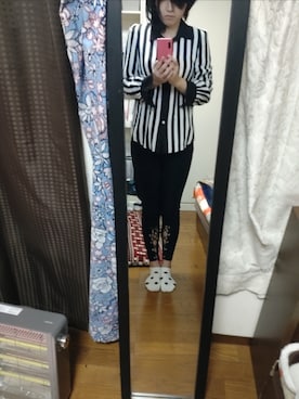 「SHEIN」｜斉賀さん（レディース・173cm・30代）の秋コーディネート