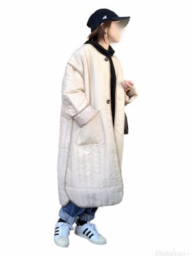 「PICCIN（ピッチン）のアイテム（その他アウター）」を使った、wondafullさん（レディース・151cm）の冬コーディネート
