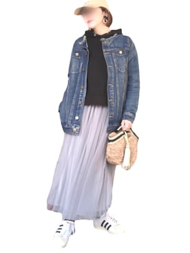 「reca（レカ）のアイテム（パーカー）」を使った、wondafullさん（レディース・151cm）の春コーディネート