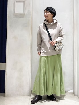 「Lee（リー）のアイテム（ショルダーバッグ）」を使った、thshcさん（レディース・154cm）の秋コーディネート
