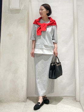 「grove（グローブ）のアイテム」を使った、thshcさん（レディース・154cm）の春コーディネート