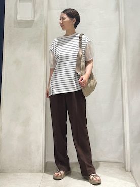 「grove（グローブ）のアイテム」を使った、thshcさん（レディース・154cm）の夏コーディネート