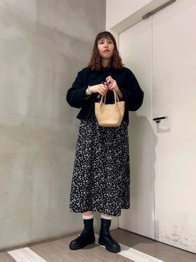 「アイテム（ワンピース/ドレス）」を使った、ﾀ ｶ ﾊ ｼさん（レディース・170cm）の秋コーディネート